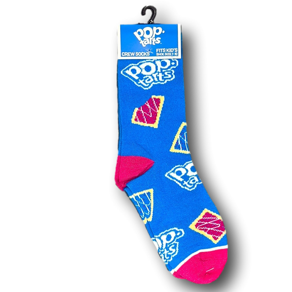 Kids Pop-Tarts Funny Novelty Crew Socks - NWT